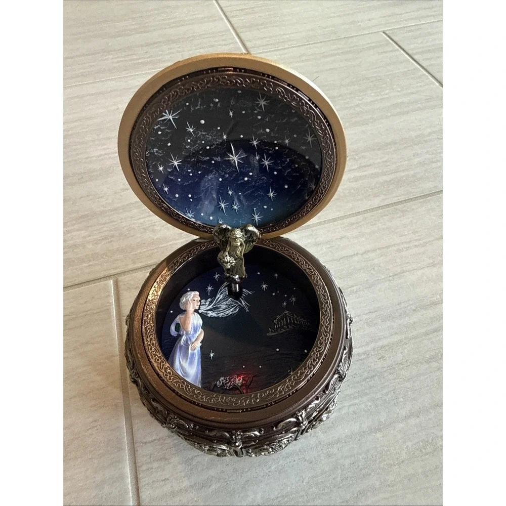 Sankyo LED Music Box Constellation Zodiac Twirling Goddess Vintage Style - Picture 4 of 7